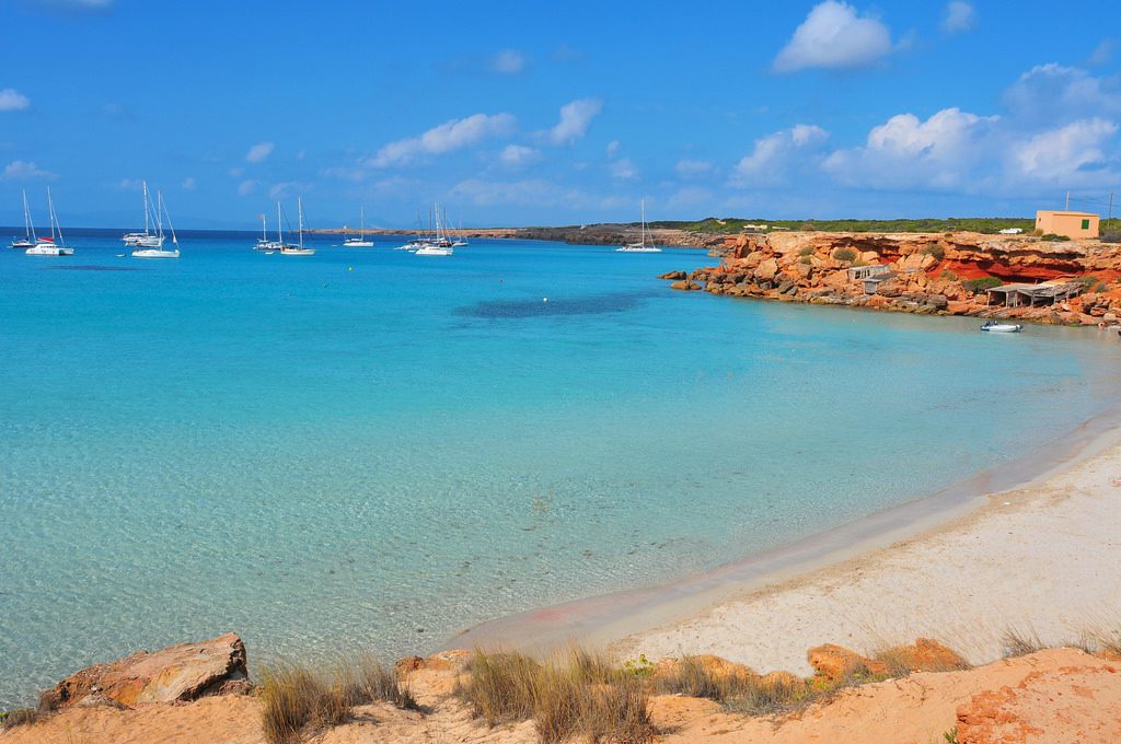 Formentera, crystal clear waters and white sands